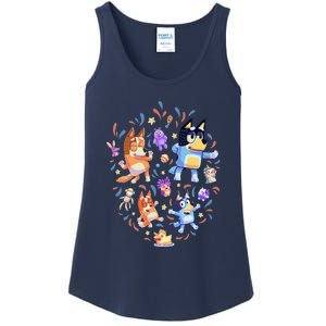 Dance Mode Bingo Bandit Chilli Heeler Ladies Essential Tank