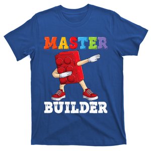 Dabbing Master Builder Funny Building Blocks Bricks T-Shirt