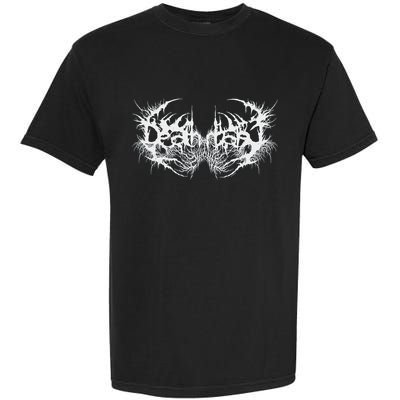Death Metal Band Logo Symbol Font Metalhead Musician Garment-Dyed Heavyweight T-Shirt
