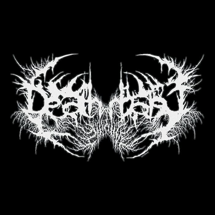 Death Metal Band Logo Symbol Font Metalhead Musician Doggie Tank