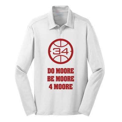 Do Moore Be Moore 4 Moore Silk Touch Performance Long Sleeve Polo