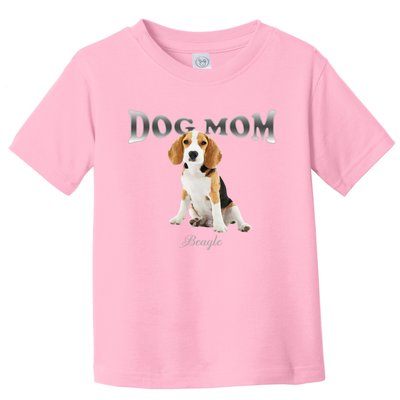 Dog Mom Beagle Designed In Watercolor Gift Toddler T-Shirt