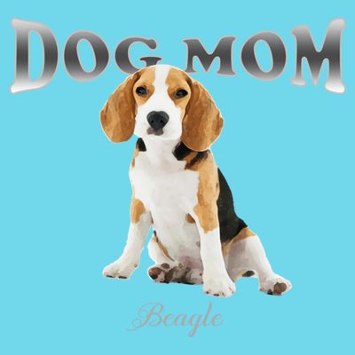 Dog Mom Beagle Designed In Watercolor Gift T-Shirt