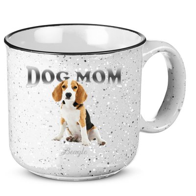 Dog Mom Beagle Designed In Watercolor Gift 15oz Campfire Ceramic Mug