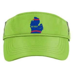 Detroit Michigan Baseball Adult Drive Performance Visor