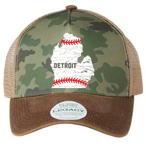 Detroit Michigan Baseball Legacy Tie Dye Trucker Hat