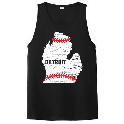 Detroit Michigan Baseball PosiCharge Competitor Tank