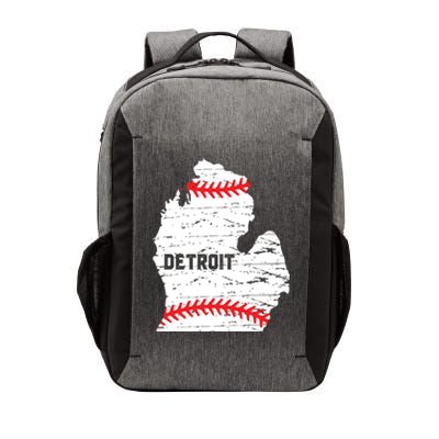 Detroit Michigan Baseball Vector Backpack