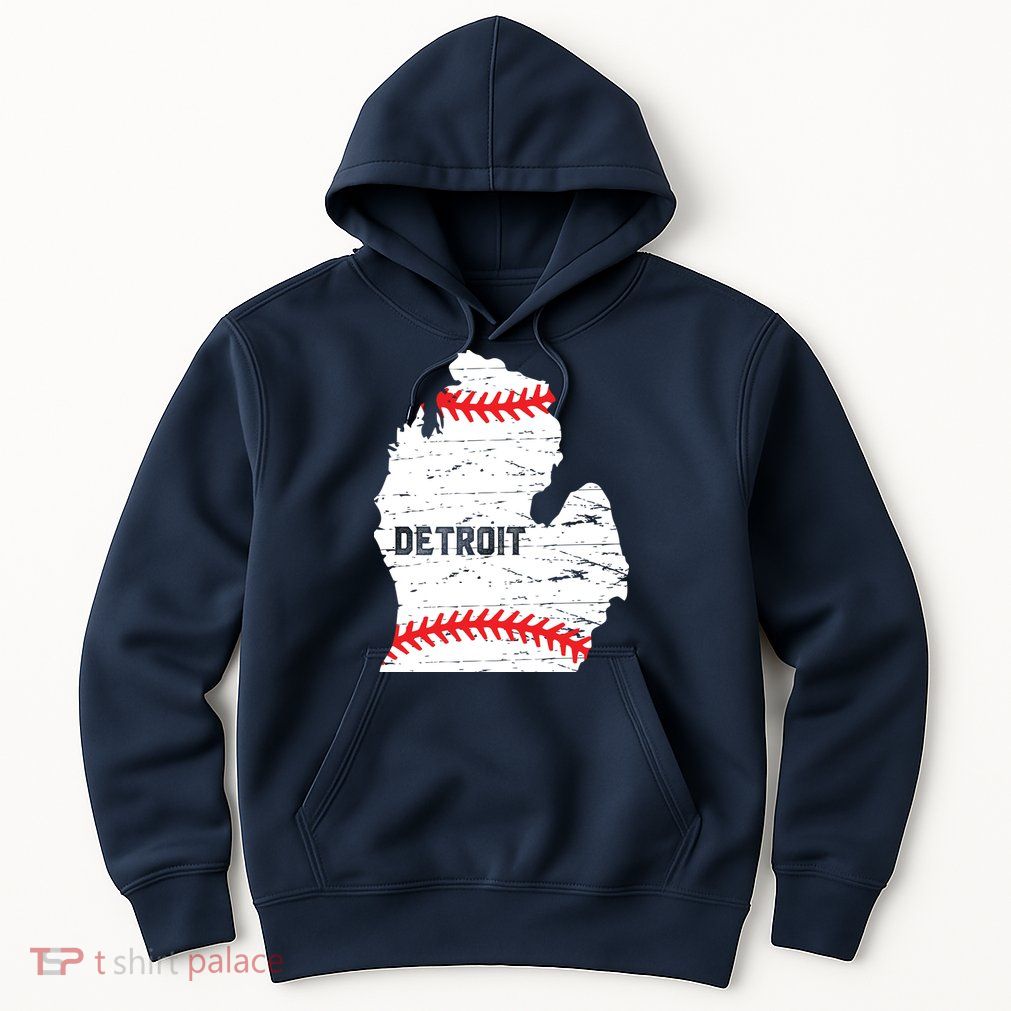 Detroit Michigan Baseball Hoodie