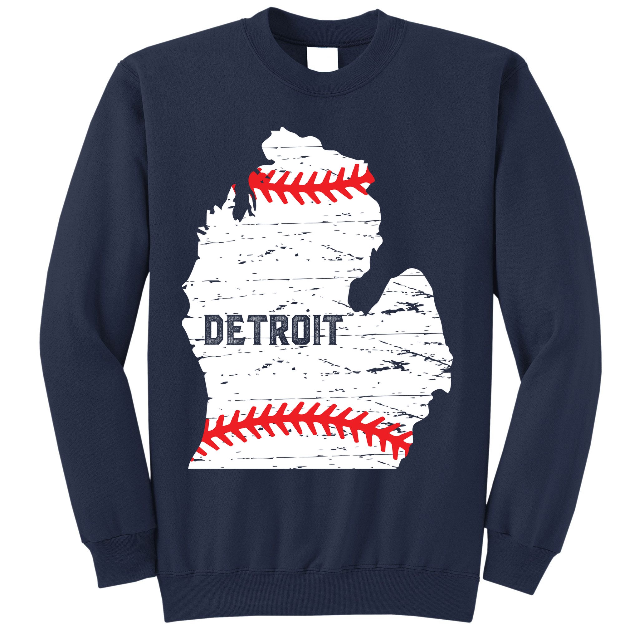 Detroit Michigan Baseball Sweatshirt