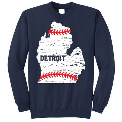 Detroit Michigan Baseball Sweatshirt