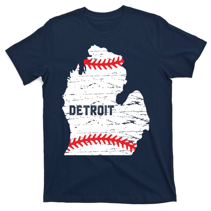 Detroit Michigan Baseball T-Shirt