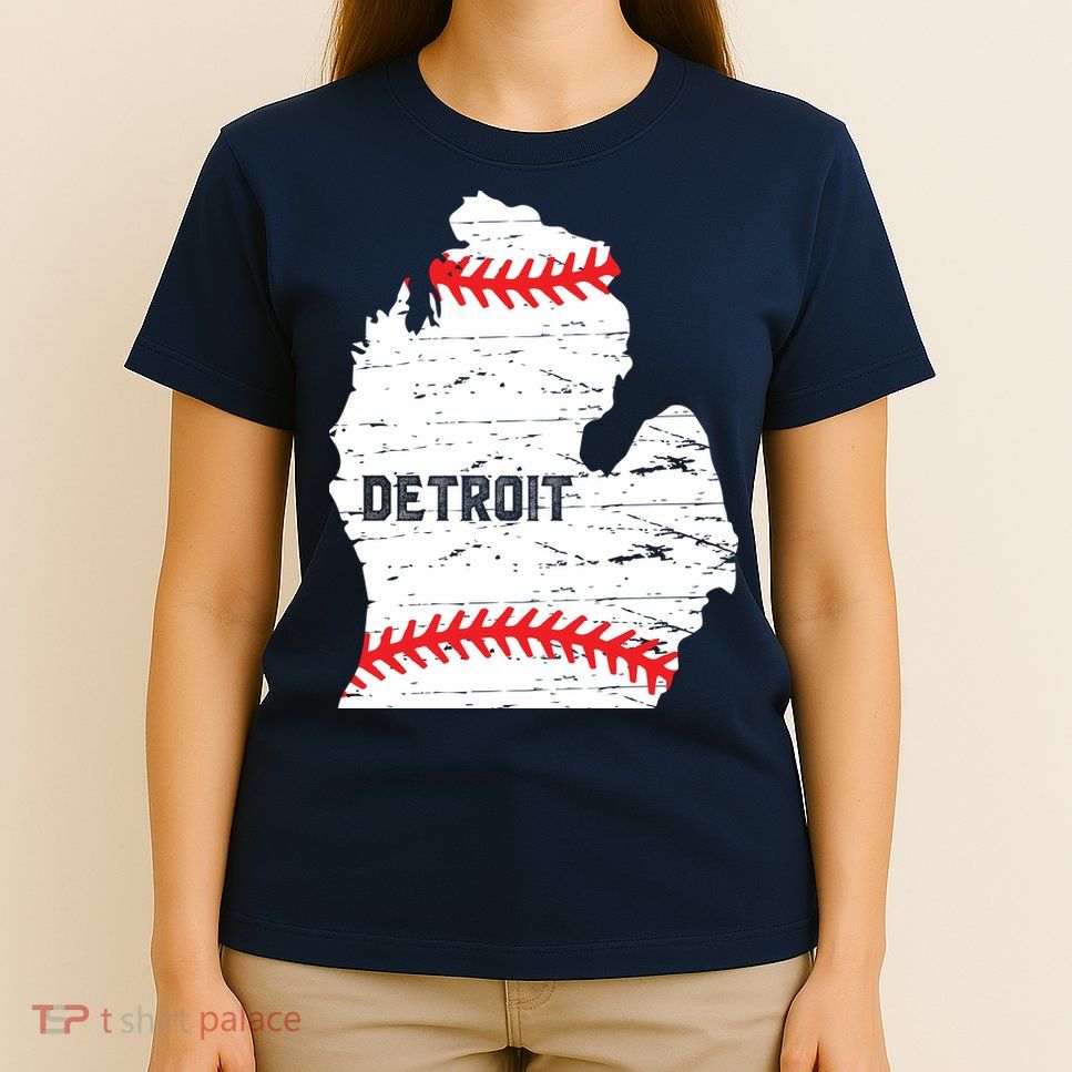 Detroit Michigan Baseball T-Shirt