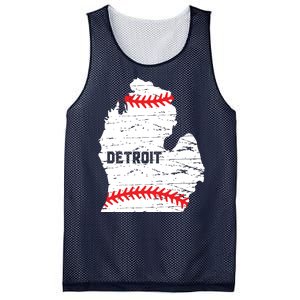 Detroit Michigan Baseball Mesh Reversible Basketball Jersey Tank