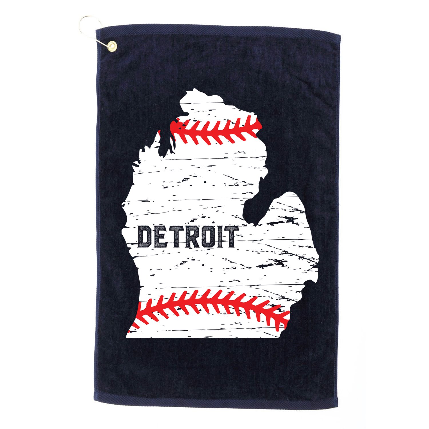 Detroit Michigan Baseball Golf Towel
