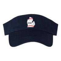 Detroit Michigan Baseball Valucap Bio-Washed Visor