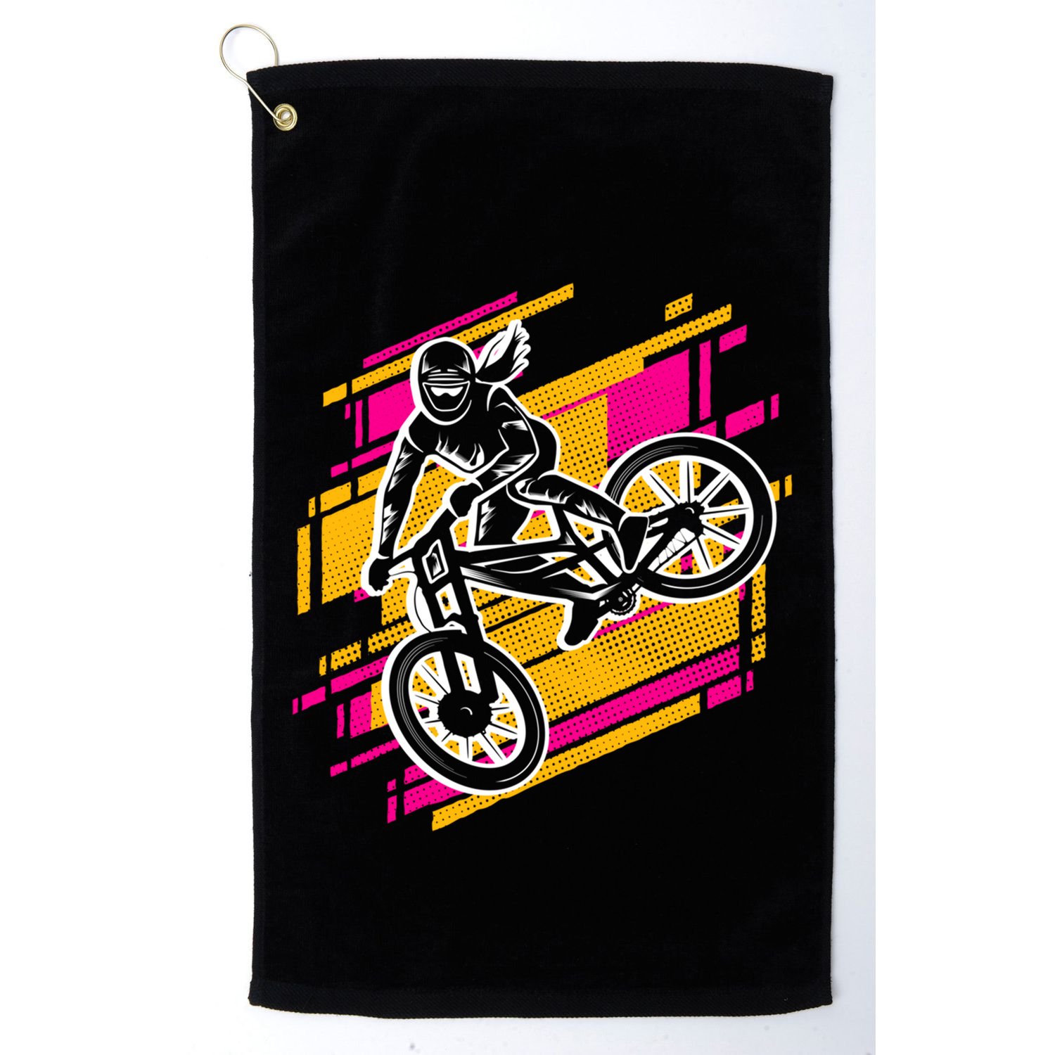 Downhill Mtb Biking Mountain Bike Cool Gift Golf Towel