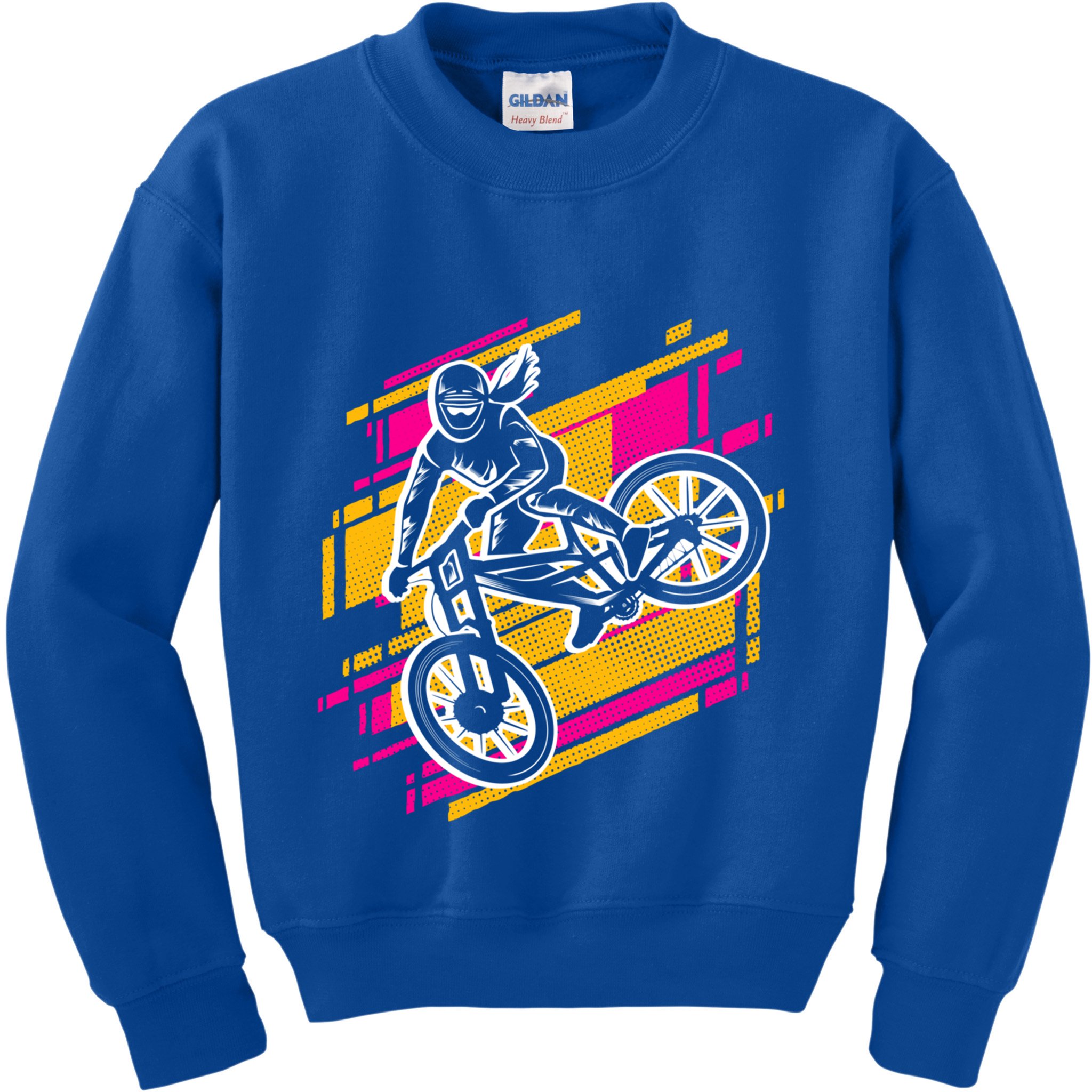 Downhill Mtb Biking Mountain Bike Cool Gift Kids Sweatshirt