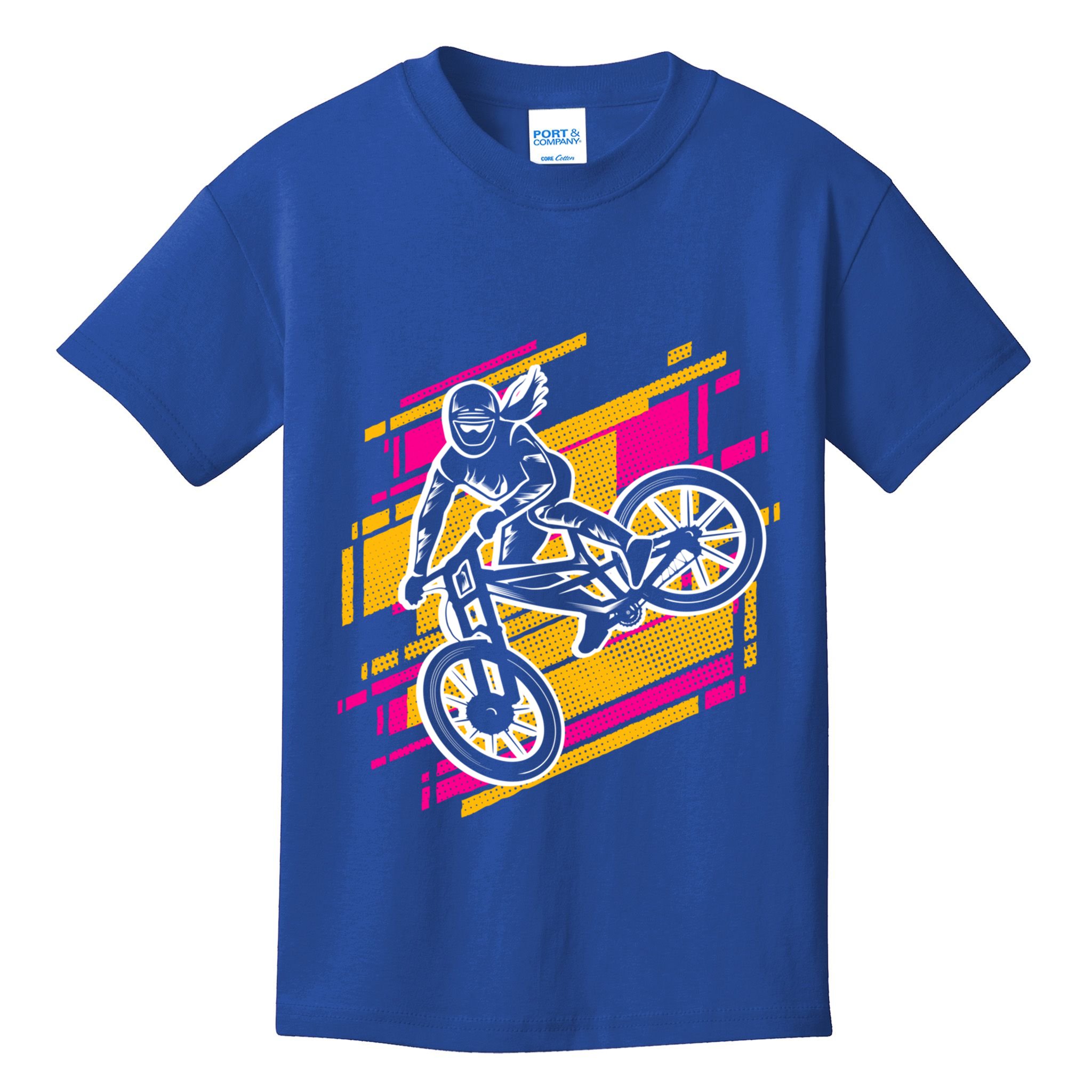 Downhill Mtb Biking Mountain Bike Cool Gift Kids T-Shirt