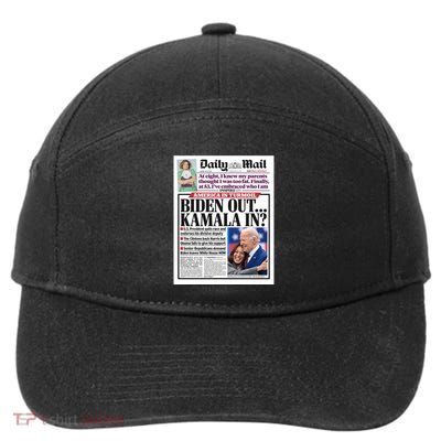 Daily Mail Biden Out Kamala In 7-Panel Snapback Hat