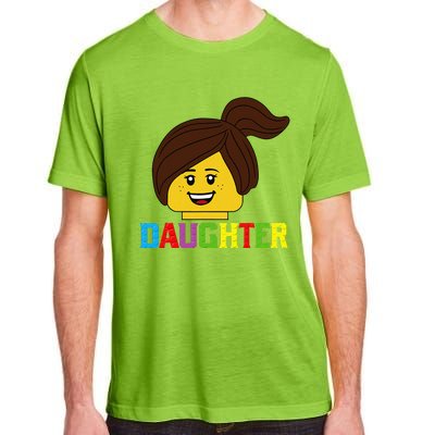 Daughter Master Builder Building Blocks Matching Family Adult ChromaSoft Performance T-Shirt