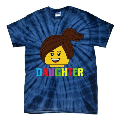 Daughter Master Builder Building Blocks Matching Family Tie-Dye T-Shirt