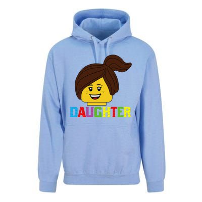 Daughter Master Builder Building Blocks Matching Family Unisex Surf Hoodie