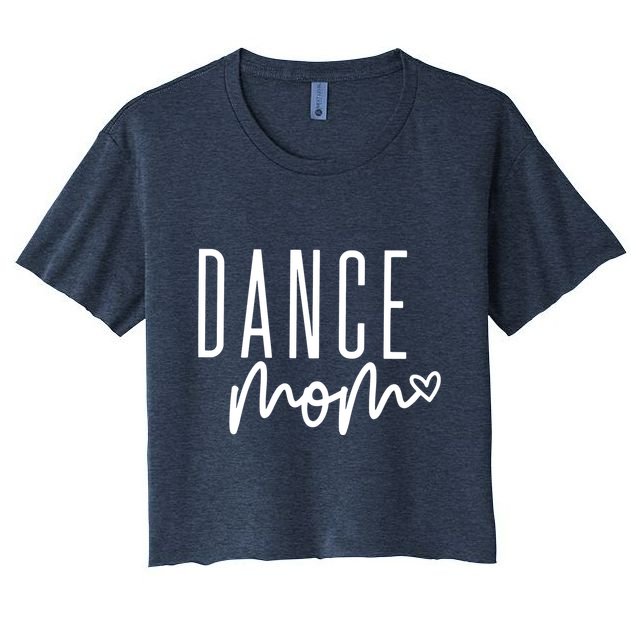 Dance Mom Ballet Dancing Mom Life Girl Dance Mama VNeck Crop Top