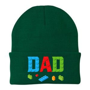 Dad Master Builder Building Bricks Blocks Family Set Parents Knit Cap Winter Beanie