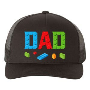 Dad Master Builder Building Bricks Blocks Family Set Parents Yupoong Adult 5-Panel Trucker Hat