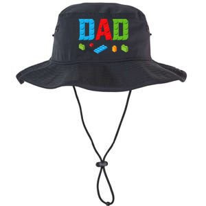 Dad Master Builder Building Bricks Blocks Family Set Parents Legacy Cool Fit Booney Bucket Hat