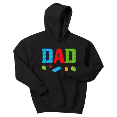 Dad Master Builder Building Bricks Blocks Family Set Parents Kids Hoodie