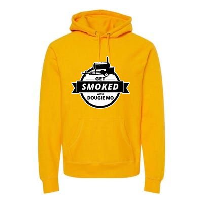 Dougie Mo Bbq Catering Exclusive Custom Clothing Get Smoked Premium Hoodie