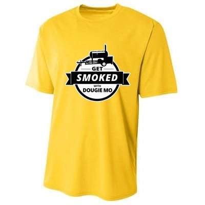 Dougie Mo Bbq Catering Exclusive Custom Clothing Get Smoked Performance Sprint T-Shirt