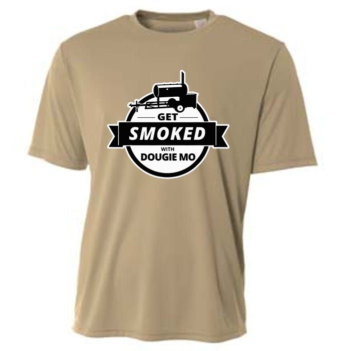 Dougie Mo Bbq Catering Exclusive Custom Clothing Get Smoked Cooling Performance Crew T-Shirt