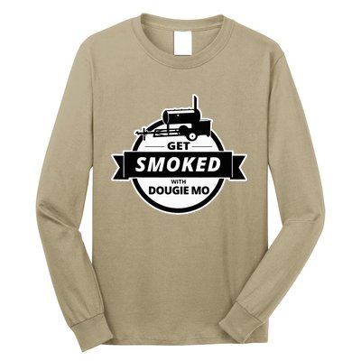 Dougie Mo Bbq Catering Exclusive Custom Clothing Get Smoked Long Sleeve Shirt