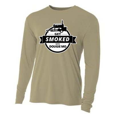 Dougie Mo Bbq Catering Exclusive Custom Clothing Get Smoked Cooling Performance Long Sleeve Crew