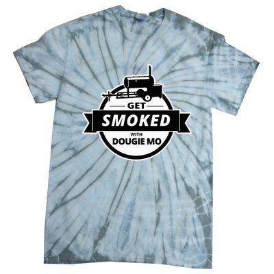 Dougie Mo Bbq Catering Exclusive Custom Clothing Get Smoked Tie-Dye T-Shirt