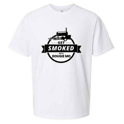 Dougie Mo Bbq Catering Exclusive Custom Clothing Get Smoked Sueded Cloud Jersey T-Shirt