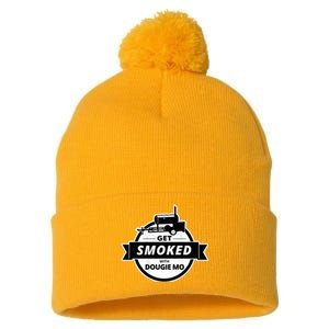 Dougie Mo Bbq Catering Exclusive Custom Clothing Get Smoked Pom Pom 12in Knit Beanie