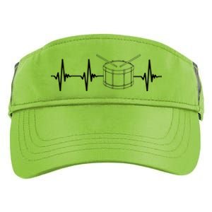 Drumline Marching Band Drumline Heartbeat Tee Adult Drive Performance Visor