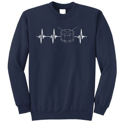 Drumline Marching Band Drumline Heartbeat Tee Sweatshirt