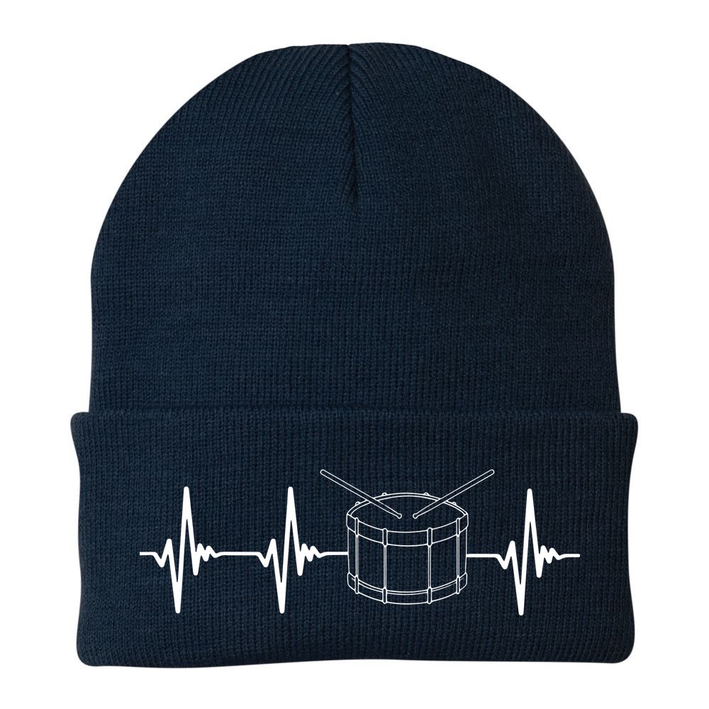 Drumline Marching Band Drumline Heartbeat Tee Beanie