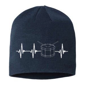 Drumline Marching Band Drumline Heartbeat Tee Sustainable Beanie