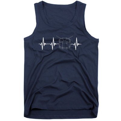 Drumline Marching Band Drumline Heartbeat Tee Tank Top