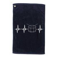 Drumline Marching Band Drumline Heartbeat Tee Golf Towel