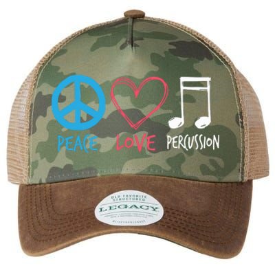 Drumline Marching Band Shirts Peace Love Percussion Legacy Tie Dye Trucker Hat