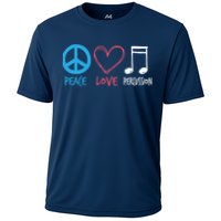 Drumline Marching Band Shirts Peace Love Percussion Performance Shirt