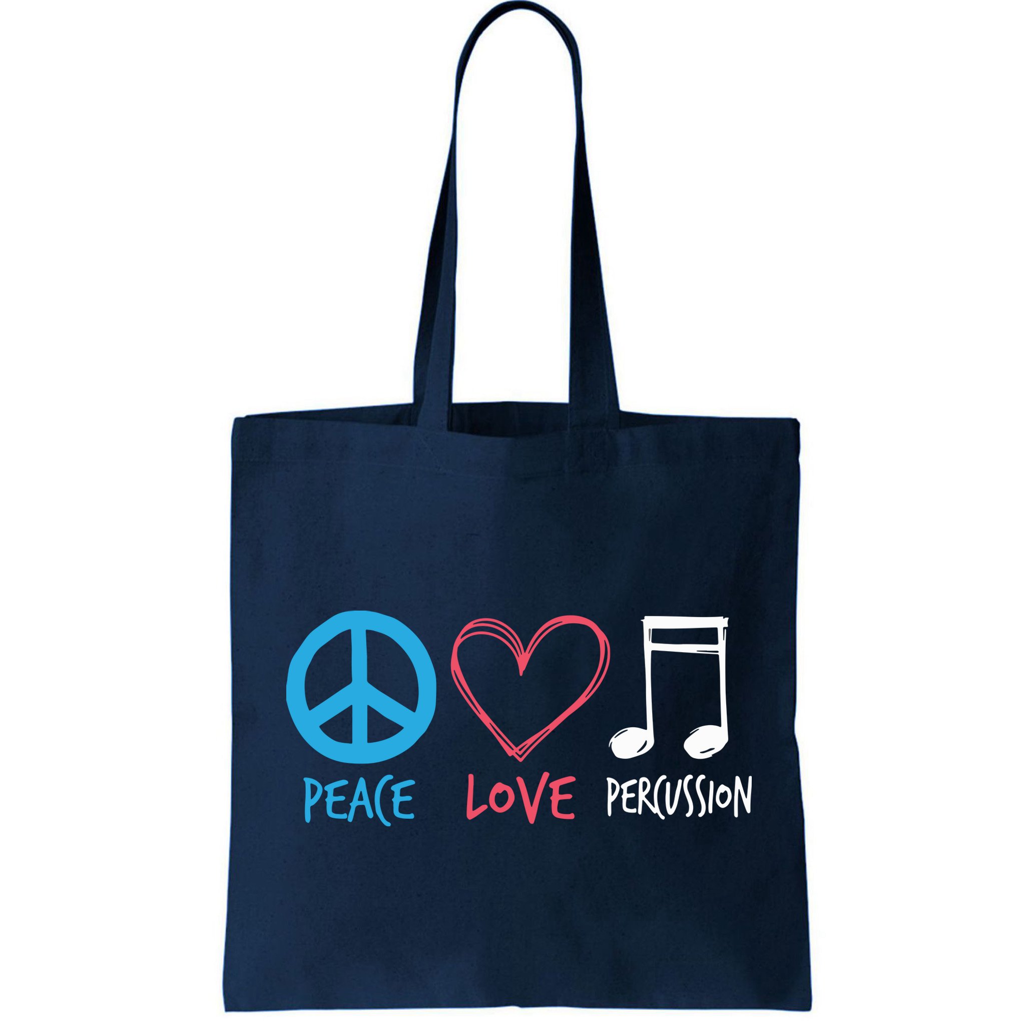 Drumline Marching Band Shirts Peace Love Percussion Bag