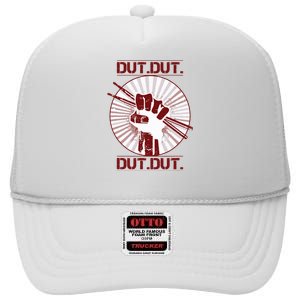 Dut Marching Band Drum Line Musician High Crown Mesh Back Trucker Hat